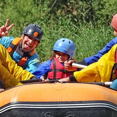 discesa rafting family in valle daosta